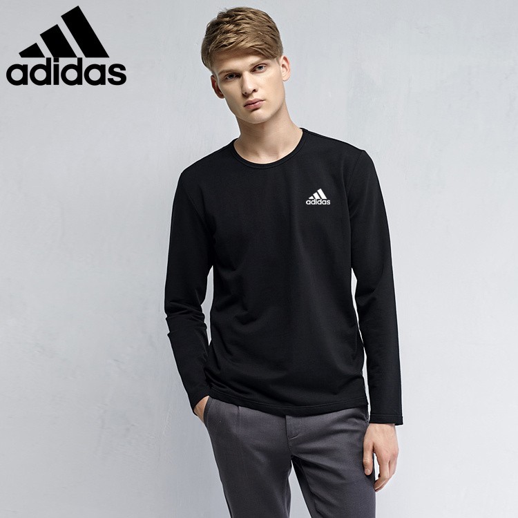 Áo thun Adidas tay dài vải Cotton thời trang xuân thu cho nam