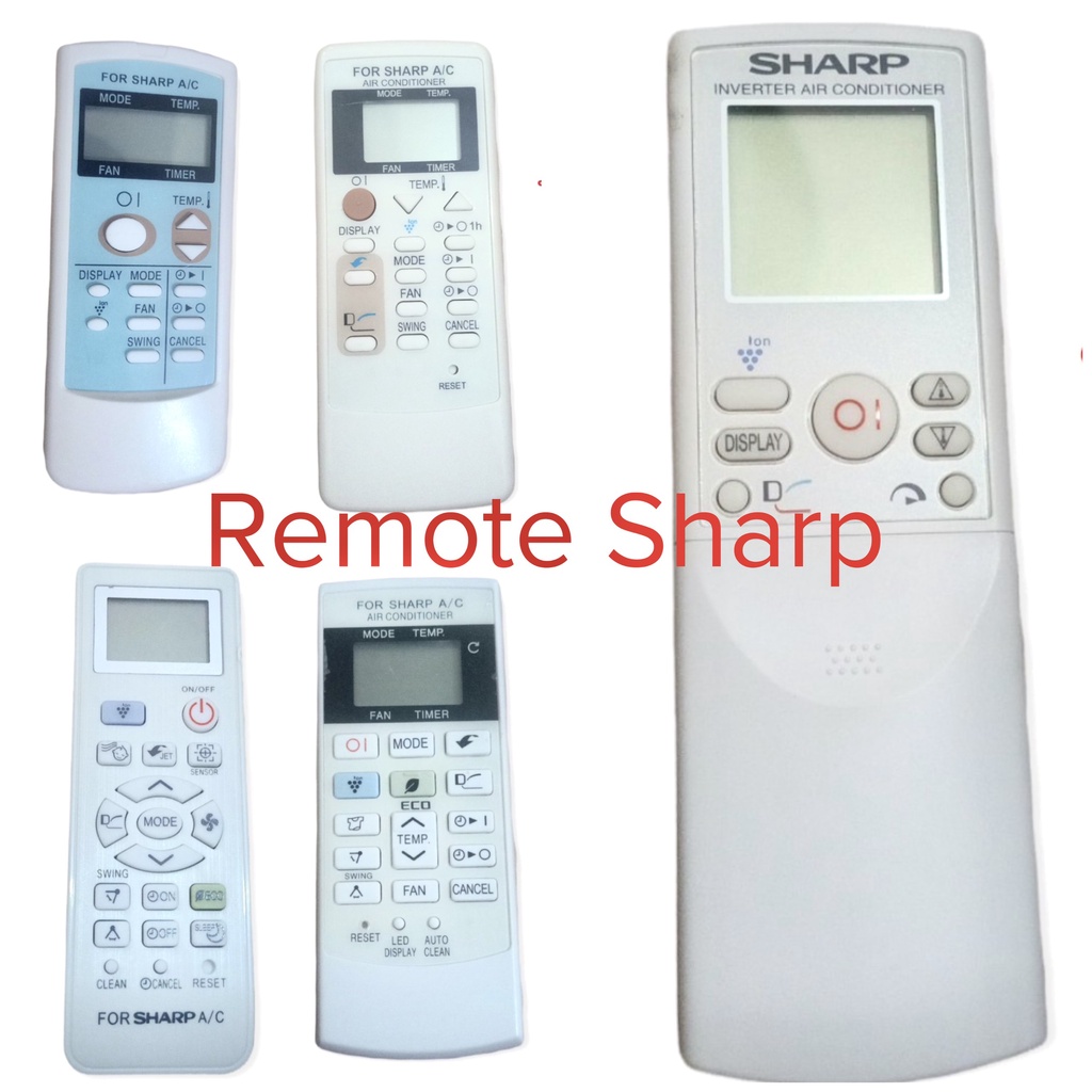 Remote máy lạnh Sharp nhiều loại  / Điều khiển máy lạnh Sharp