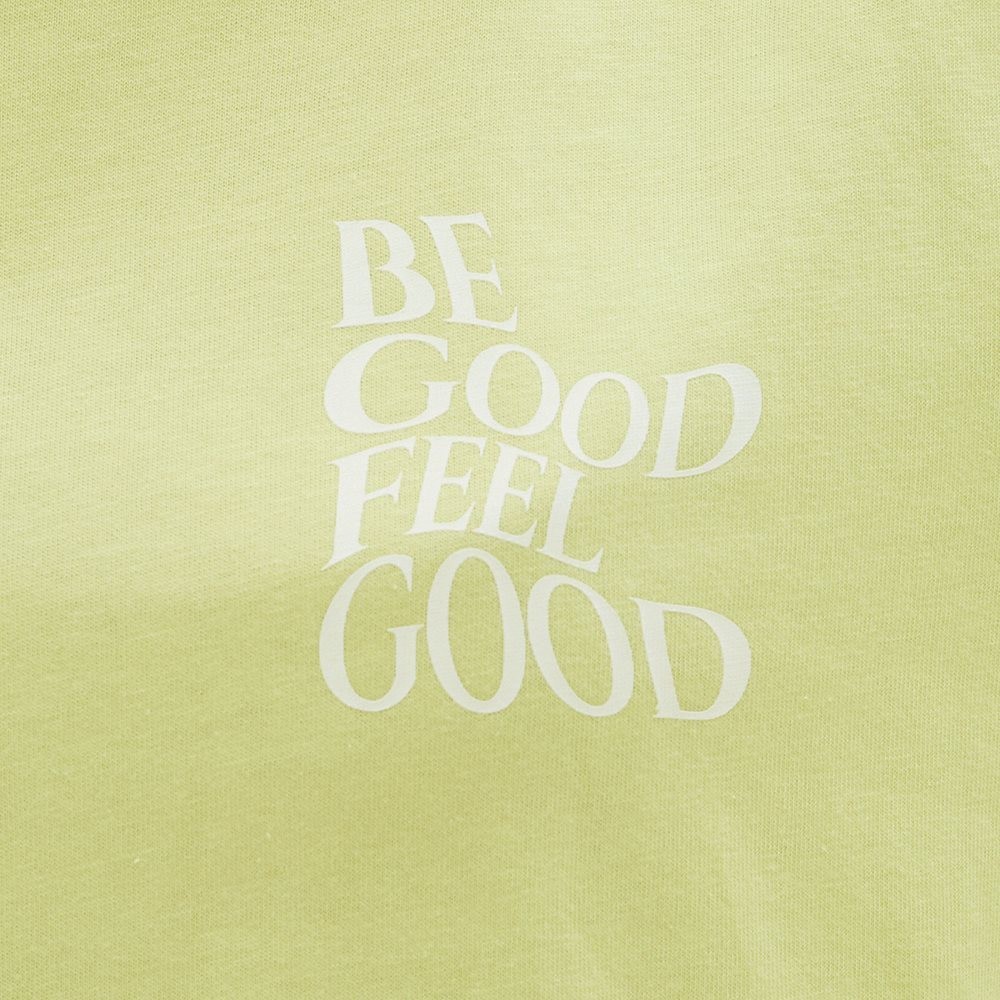 Áo Thun Cotton Nữ Hiệu GU Graphic "Be Good Feel Good" Chính Hãng 100% - GU Shop