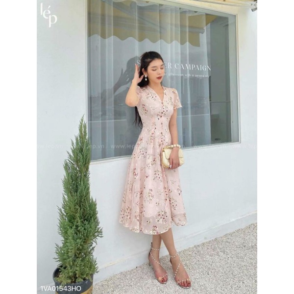 Vải voan tơ ép hoa hồng