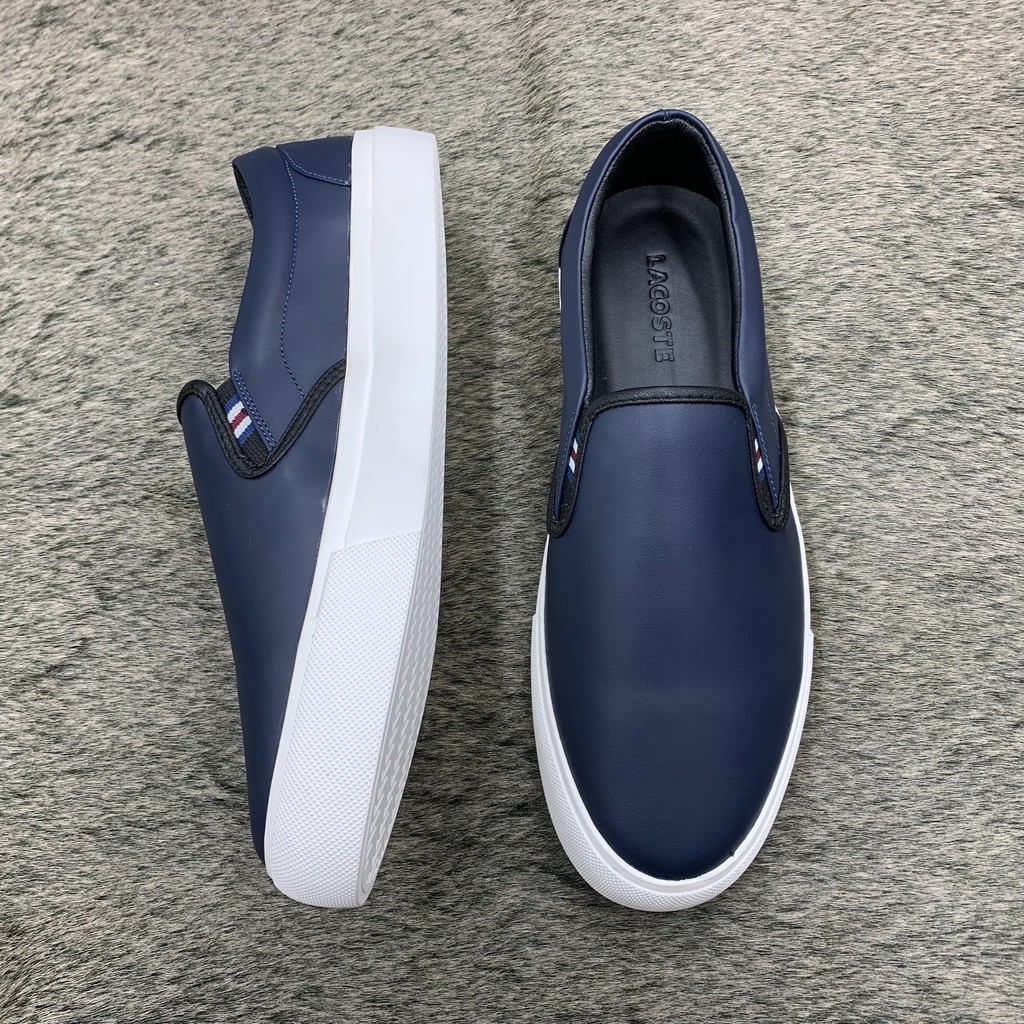 Giầy SLIP ON da bò thật đế cao su đúc siêu bền