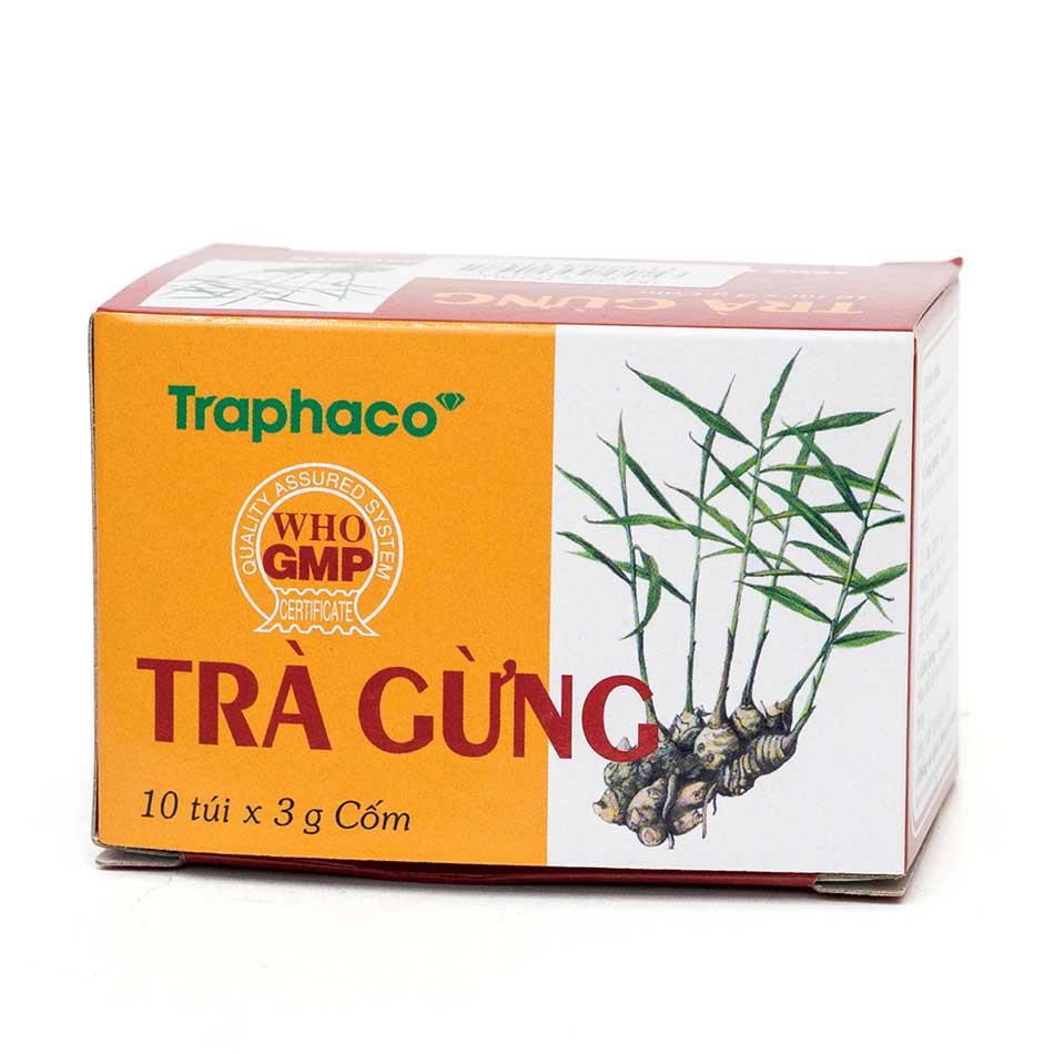 Trà Gừng Traphaco - Hộp 10 túi