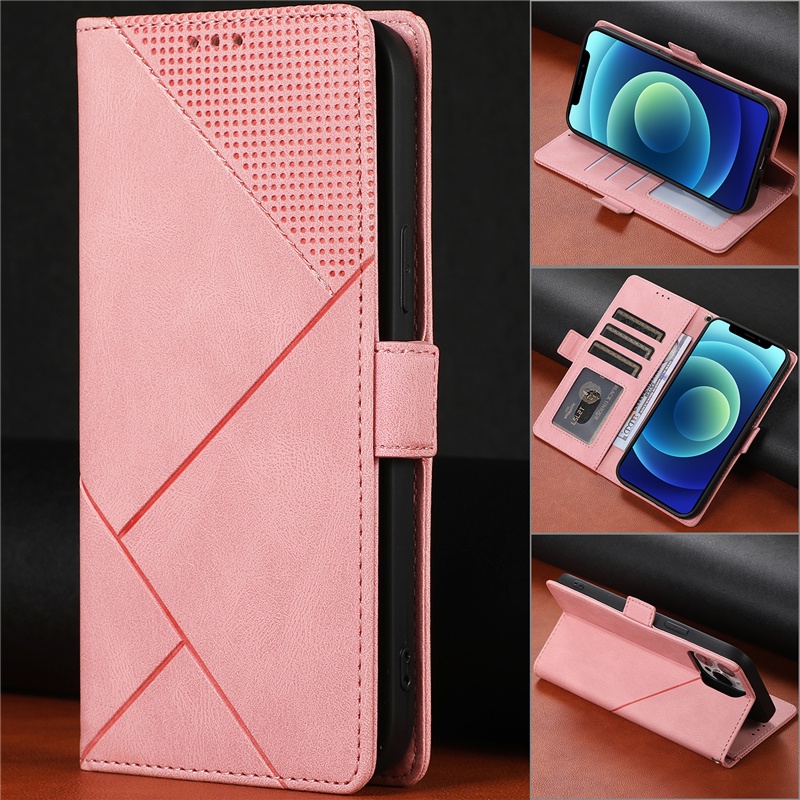 Ốp Điện Thoại Da Kèm Ngăn Đựng Thẻ Nắp Gập Từ Tính Có Ngăn Đựng Thẻ Cho IPhone 12 Mini 11 Pro XS Max I8 I7 I6s Plus SE2