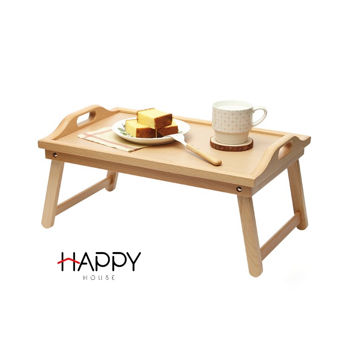 BÀN ĂN GỖ MINI - BED TRAY - 가장자리