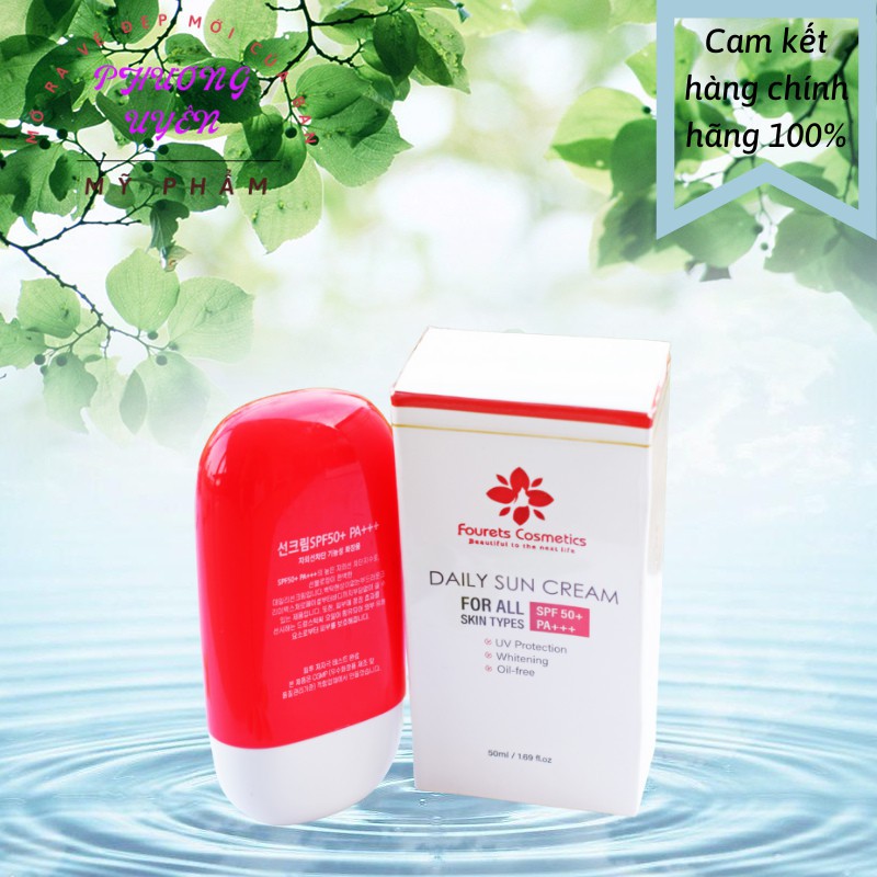 Kem Chống Nắng 50ml 💯CHÍNH HÃNG💯 Kem Chống Nắng DAILY SUN CREAM Chống Lão Hóa Và Làm Sáng Da