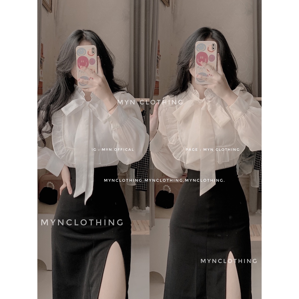 𝑯𝒀𝑶𝑵 𝗧𝗢𝗣 ÁO SƠ MI NỮ HỌA TIẾT BẢN VUÔNG CỔ ĐÍNH NGỌC (ẢNH SHOP TỰ CHỤP/XEM THÔNG TIN VỀ SẢN PHẨM Ở PHẦN MÔ TẢ)