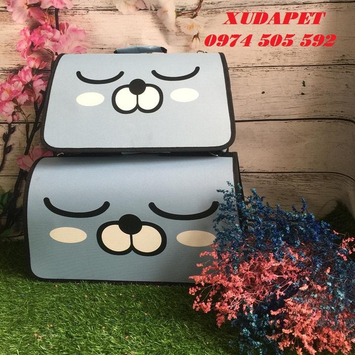 Túi xách vận chuyển dành chó mèo mắt xanh siêu thời trang Xudapet – TXX10021
