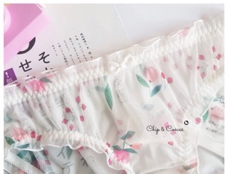 Quần lót lưới cạp thấp phong cách Nhật