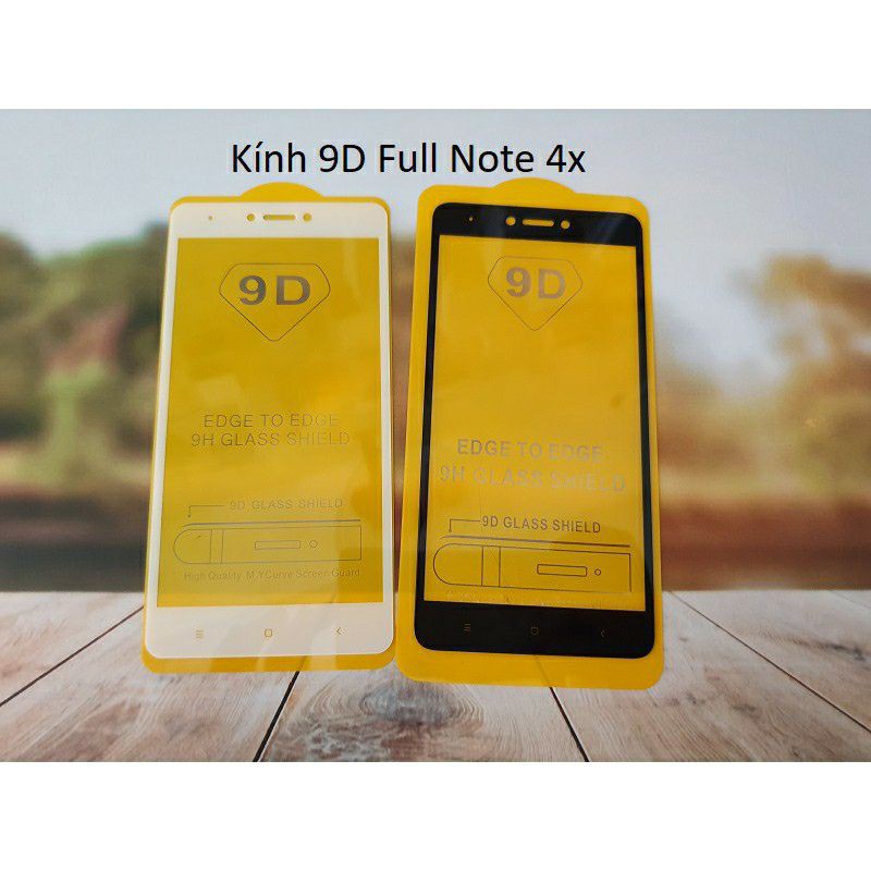 Kính cường lực 9D Full màn hình Xiaomi Redmi note 4X