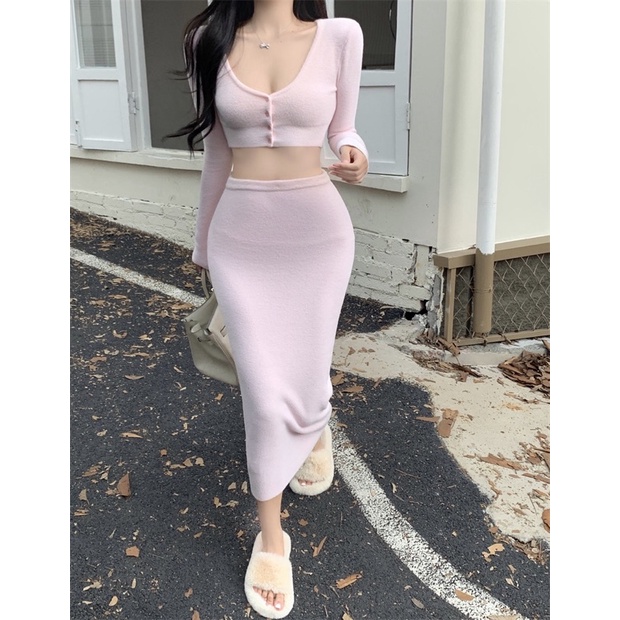 SET BỘ TRANG PHỤC LEN NỮ ULZZANG