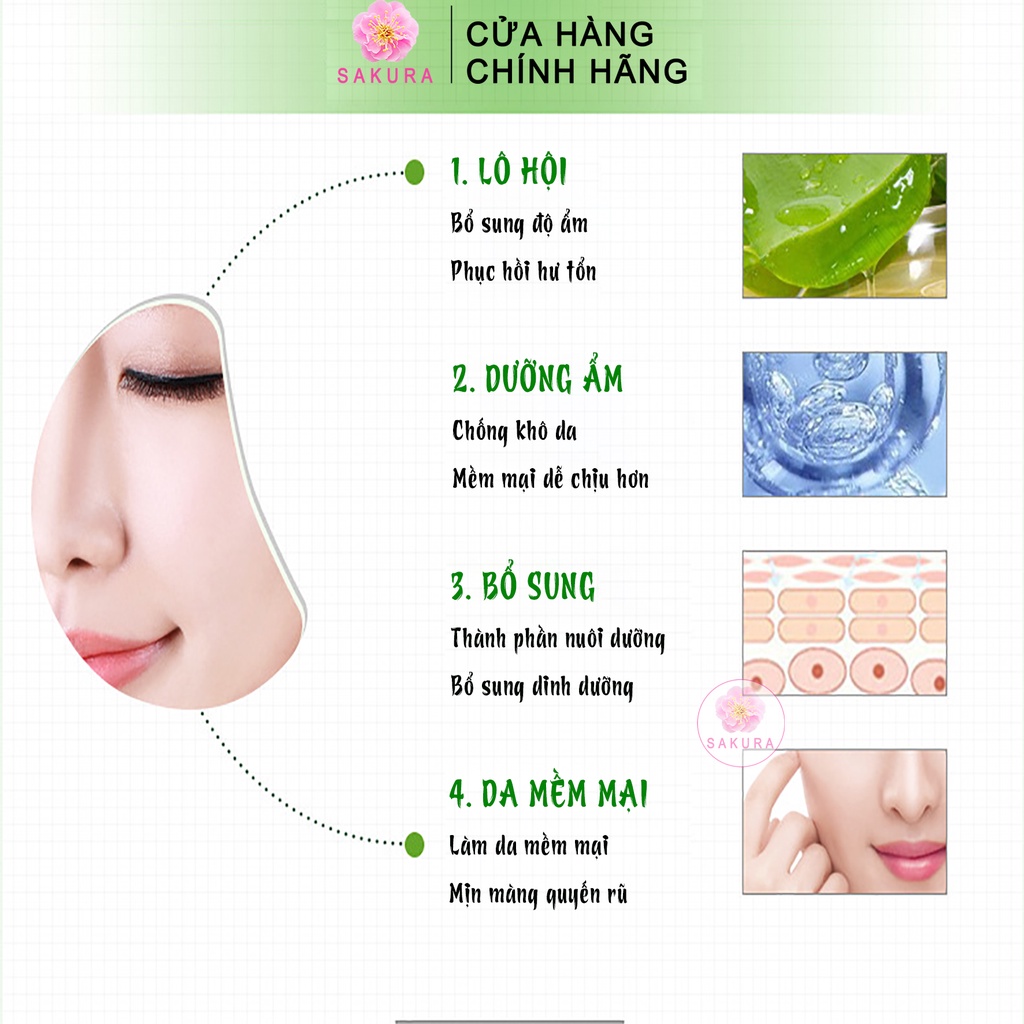 Mặt nạ ngủ BIOAQUA Mask viên thuốc cấp ẩm dưỡng da ngăn ngừa mụn kiềm dầu nội địa trung SAKURA 8g