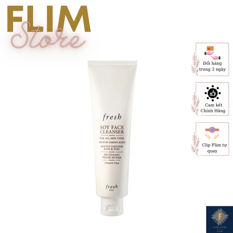 Sữa rửa mặt Fresh soy face cleanser