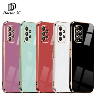 Ốp điện thoại hở táo viền vuông mạ màu, kính bảo về camera cho Samsung ss Galaxy A04s A53 A13 A23 A33 A03s A73 4G 5G 2022