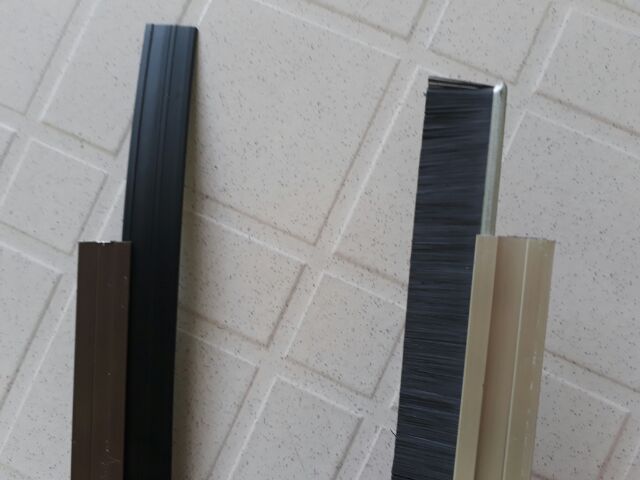 Compo 3 thanh ron chân Cửa đế nhôm sợi cước🛍brush Seal