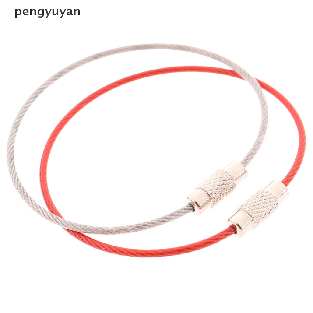 Bộ 10 Móc Khóa Bằng Thép Không Gỉ Nhiều Màu Sắc