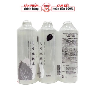 Nước hoa hồng tía tô DOKUDAMI Perilla Natural Lotion 500ml, dưỡng ẩm, ngừa mụn, hàng nội địa Nhật Bản - 4571243111021