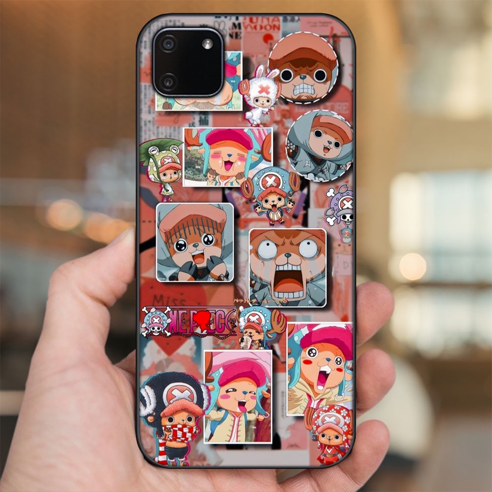 Ốp lưng Realme C11 2020 viền đen in hình Chopper One Piece Đảo Hải Tặc