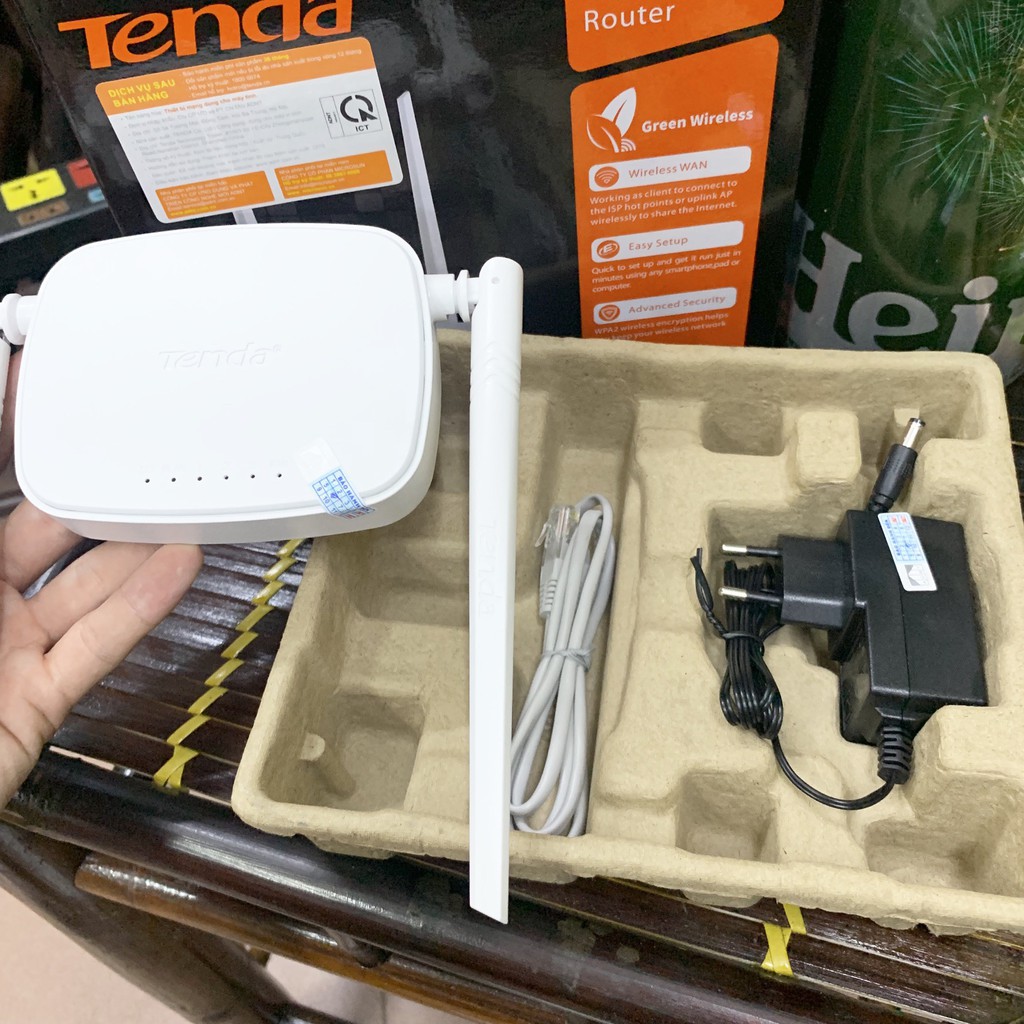 Bộ Phát 2 Râu WiFi Tenda N301- Chính hãng 300Mbps 2 râu | BigBuy360 - bigbuy360.vn