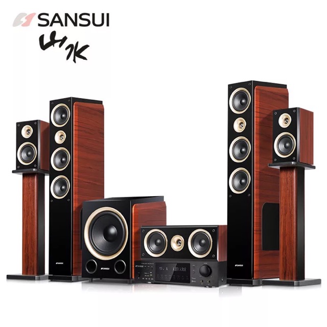 Bộ dàn âm thanh và âm ly Sansui F5 5.1