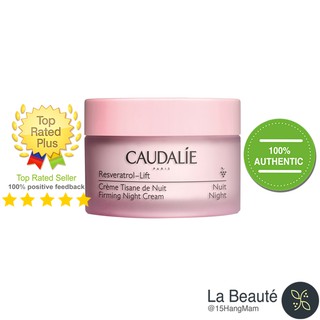 Caudalie Resveratrol Night Infusion Cream - Kem Dưỡng Chống Nhăn Ban Đêm 50ml