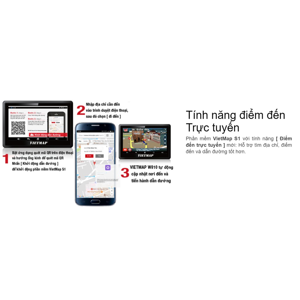 VietMap W810 - Camera Hành Trình Ô Tô Tích Hợp Màn Hình Dẫn Đường + Thẻ Nhớ Vietmap 32Gb | BigBuy360 - bigbuy360.vn