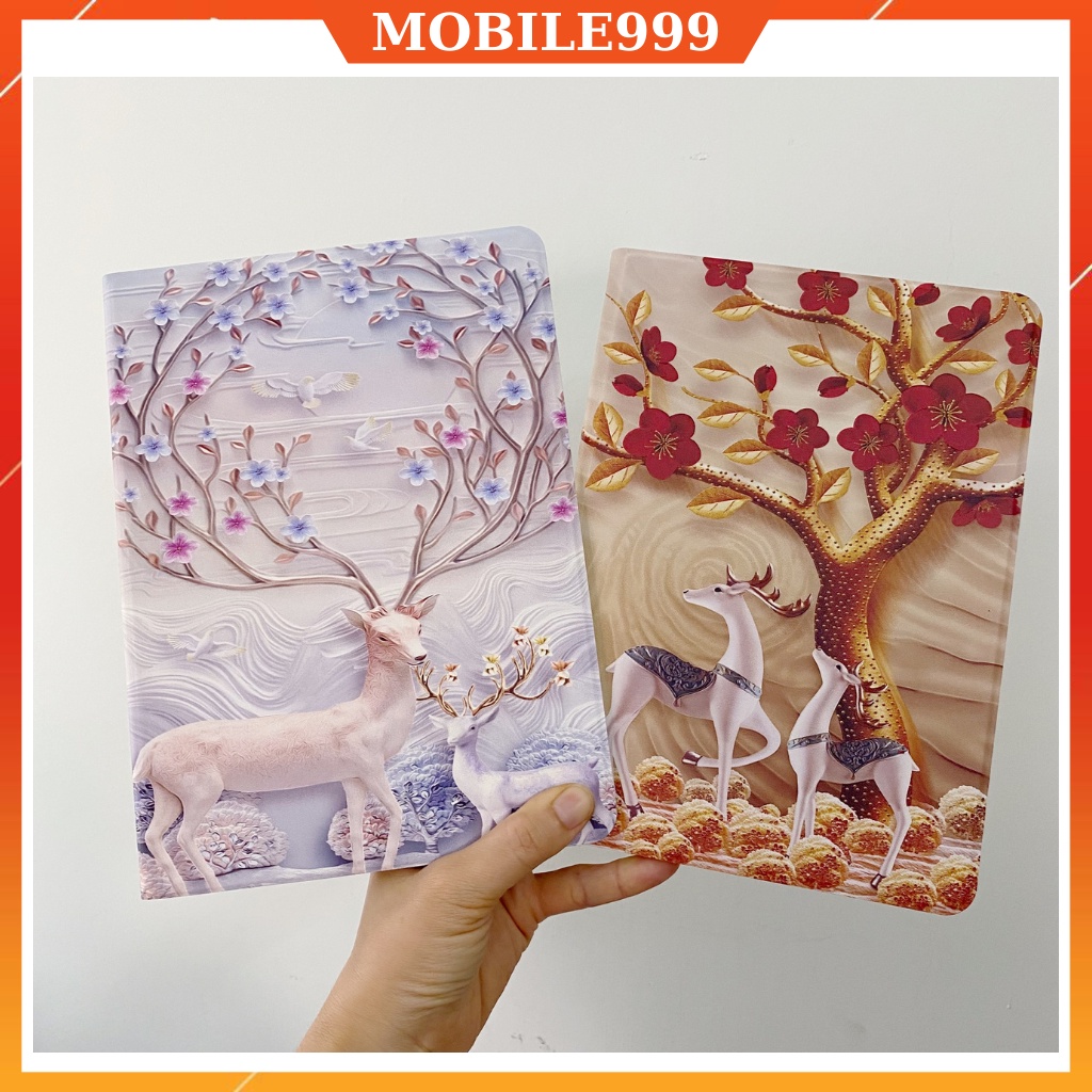 Bao da ipad silicon hình Hươu 3D đẹp độc ốp ipad Gen 5/6/7/8/9/Pro 11/9.7/10.5/Air 1/2/3...MOBILE999