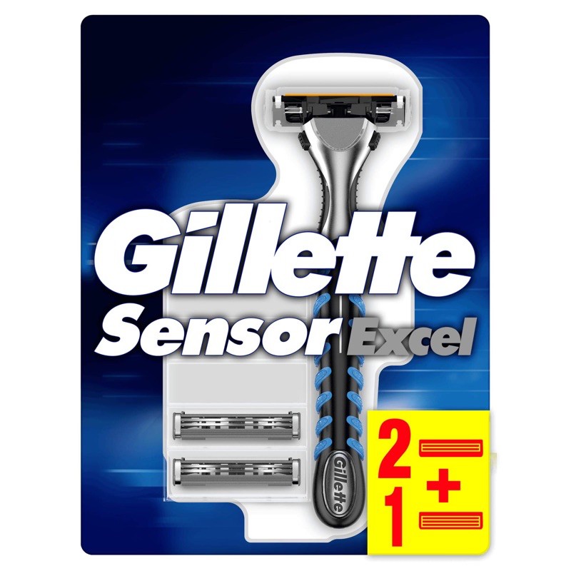 Gillette Sensor Excel ( cán dao + 3 lưỡi dao) 1 bộ