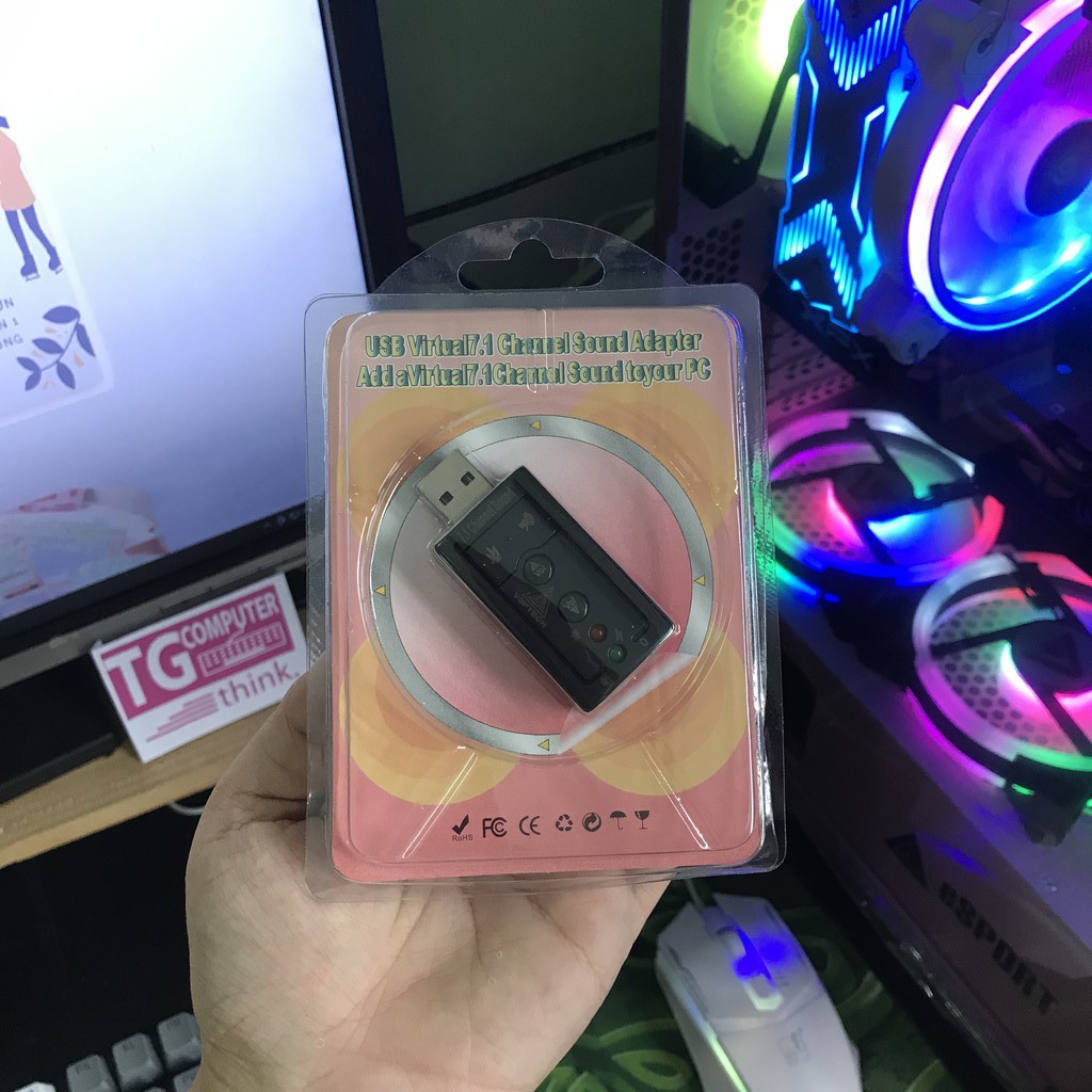 USB ra Sound 7.1 âm thanh chuẩn