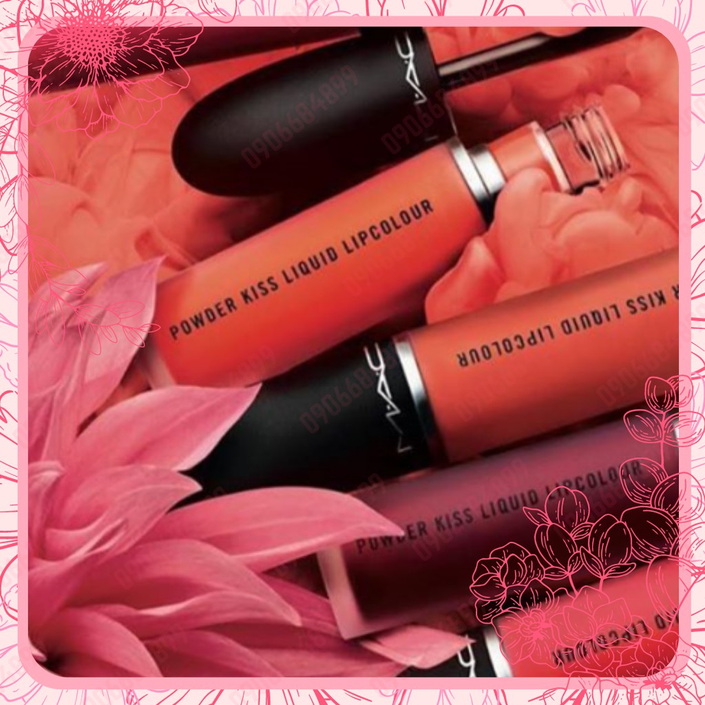 SON KEM ⭐  MAC POWDER KISS LIQUID LIPCOLOUR ⭐ 5ML