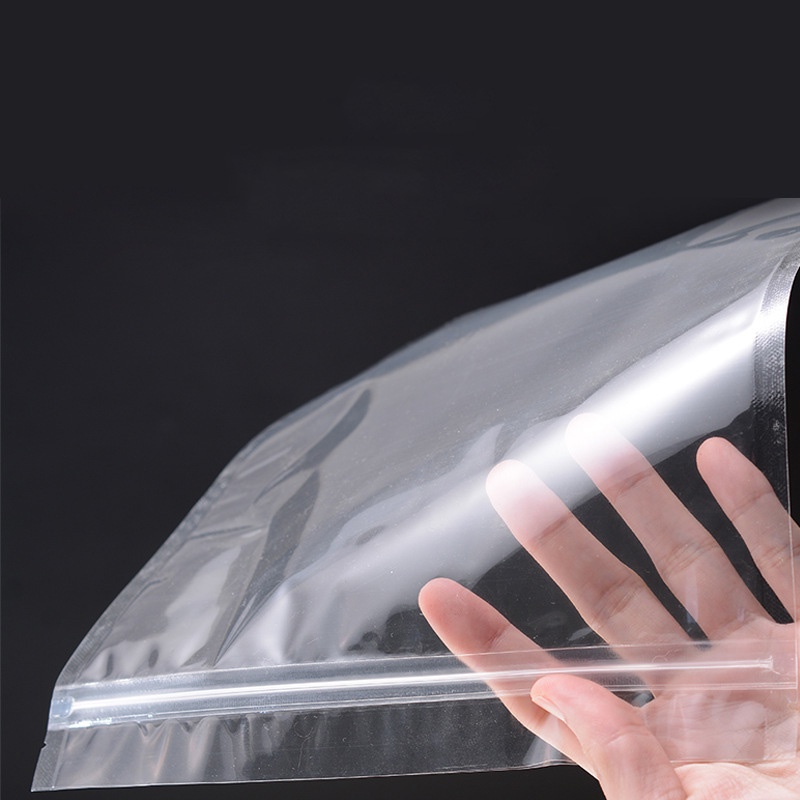 Túi nhựa dày trong suốt khóa zip đựng đồ dùng đa năng