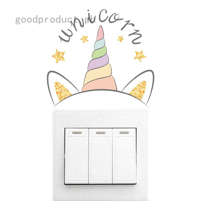 Sticker PVC dán tường họa tiết hình con kì lân dùng trong trang trí phòng cho trẻ nhỏ