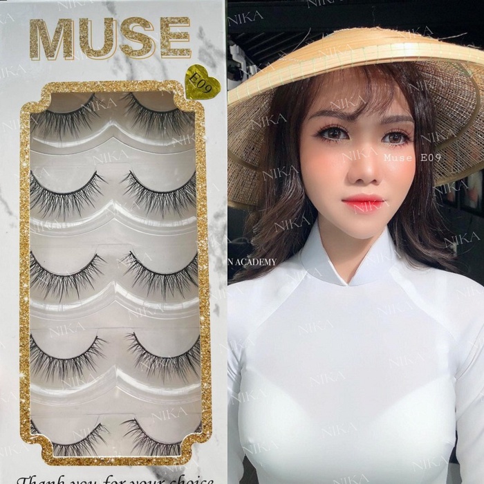 Lông mi giả Muse cao cấp tự nhiên 5 cặp