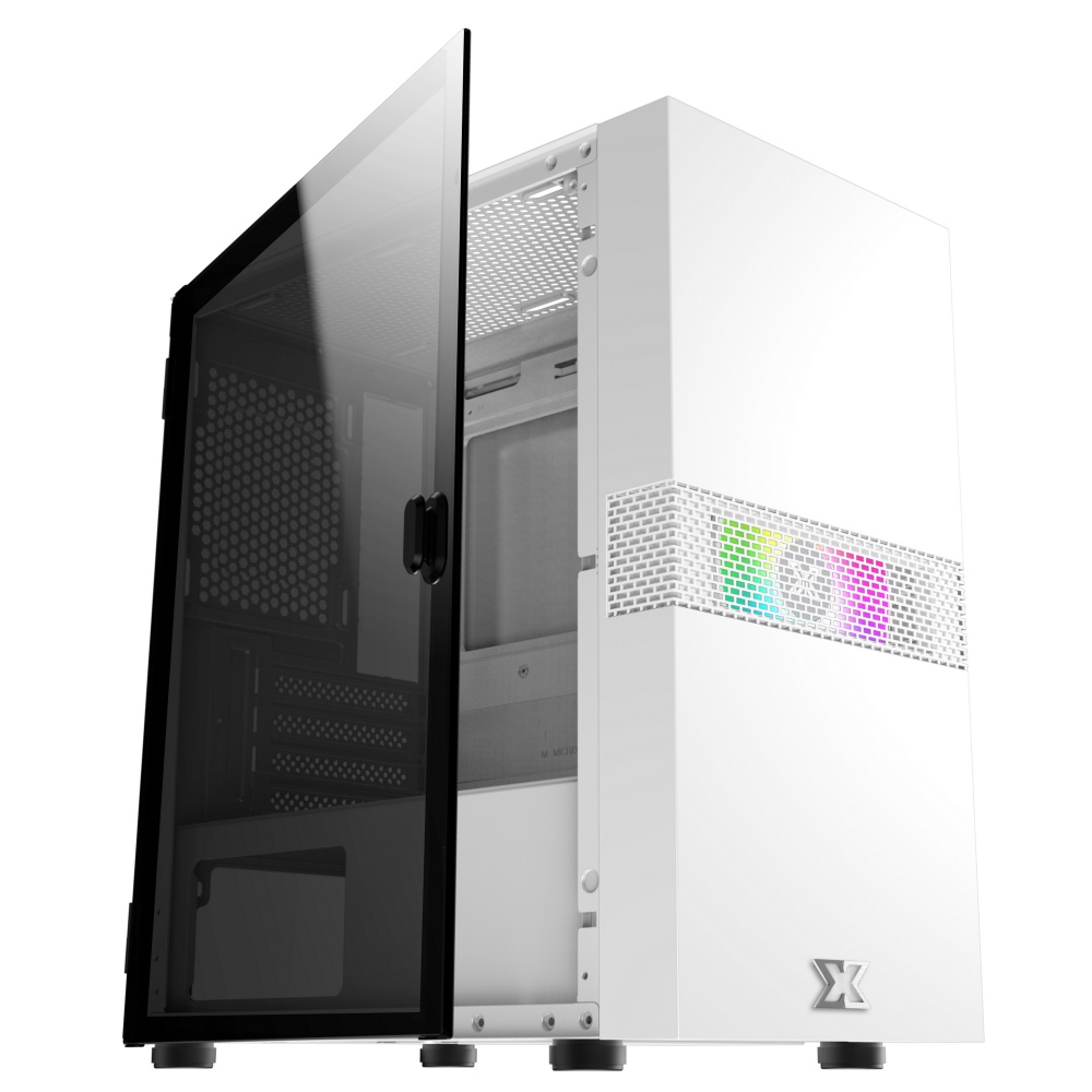 Vỏ Case XIGMATEK FADIL ARTIC 1F - M-ATX, 1 SIDE TEMPERED GLASS, 1 FAN X20F