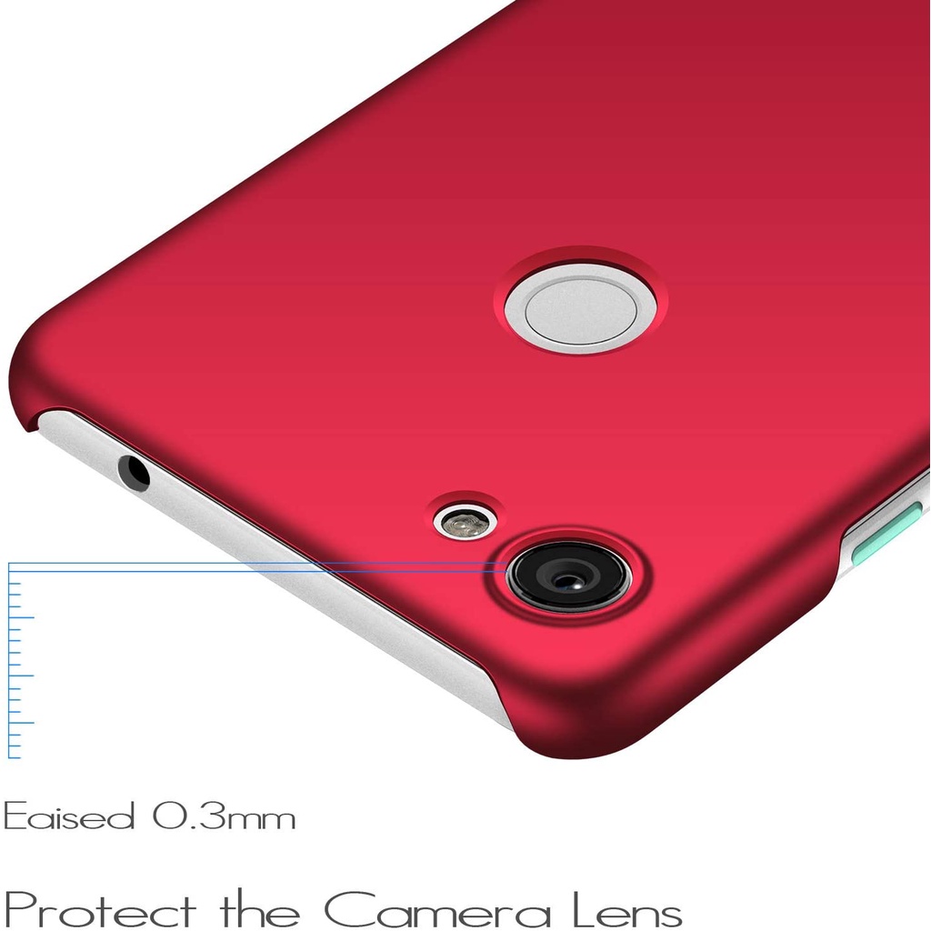 Ốp điện thoại cứng siêu mỏng tùy chọn màu sắc cho Google Pixel 5 4 4a 3