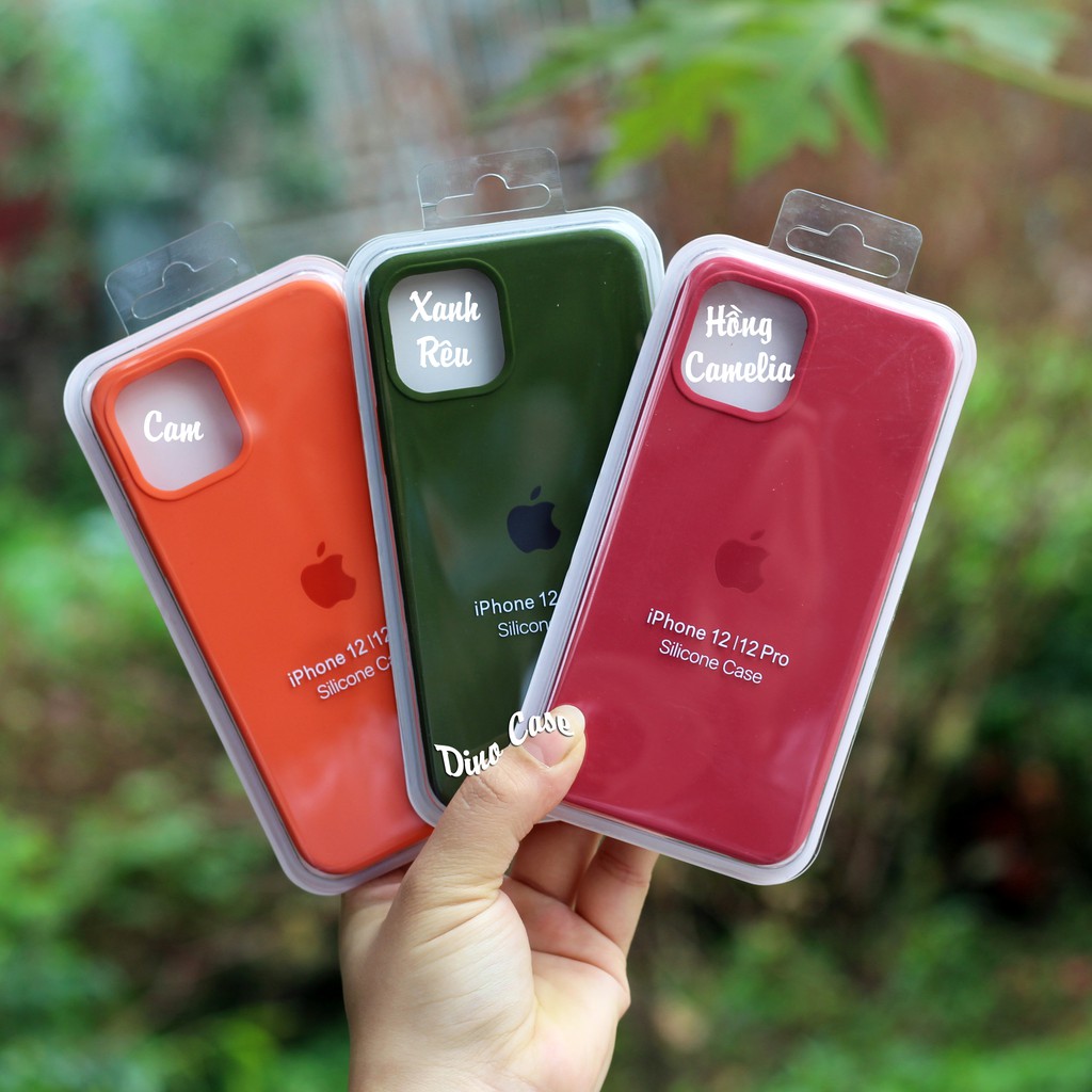 Ốp lưng iphone Chống bẩn 20 màu silicon case cho 12 / 12Pro / 12 Promax - Dino Case | BigBuy360 - bigbuy360.vn