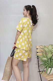 Sét bộ tơ bi nhúng eo