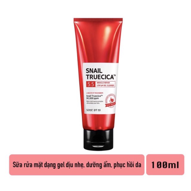 Sữa Rửa Mặt Ốc Sên Snail Truecica Some By Mi Fullsize 100ml | BigBuy360 - bigbuy360.vn