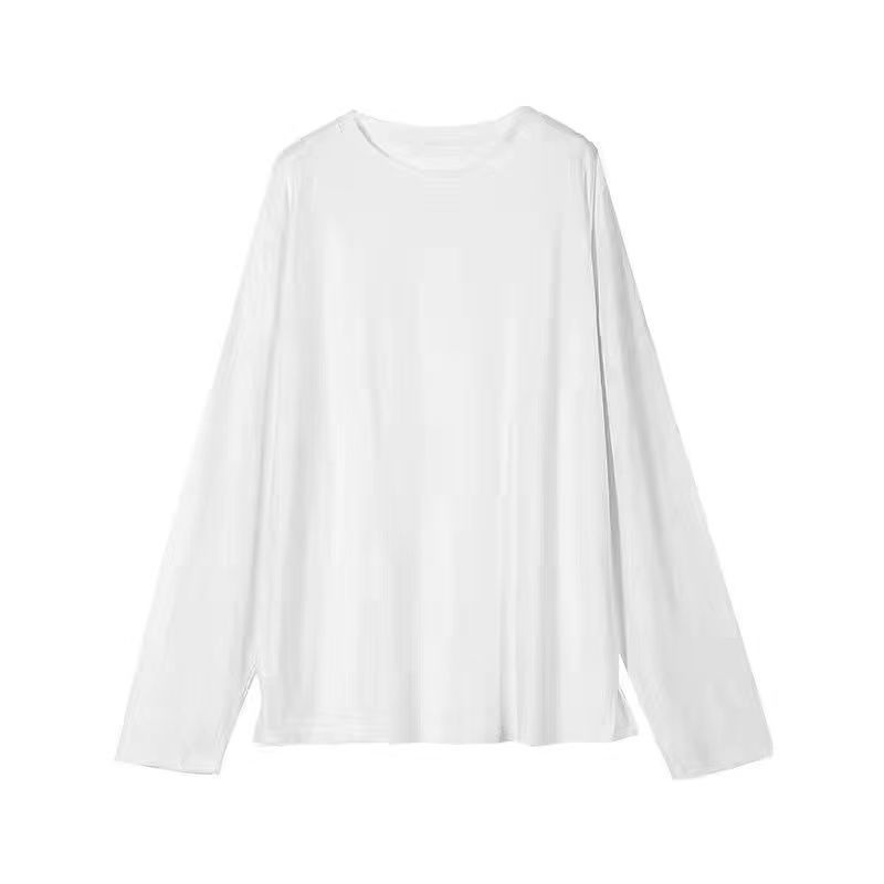 Phụ Nữ Nhỏ Nhắn [Chữ Lõm] Áo Sweater Cổ Tròn Nhỏ Màu Hồng Phong Cách Harajuku BF