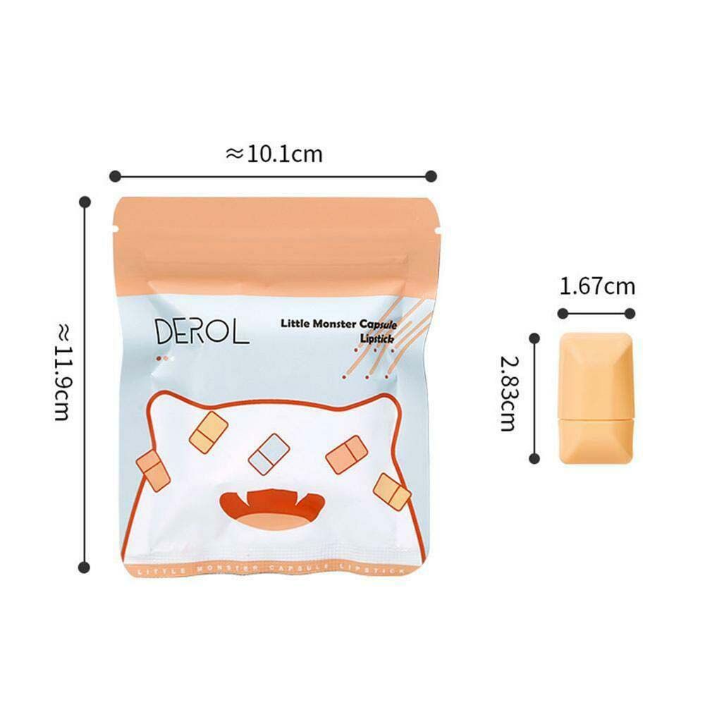 Son môi 8 màu sắc tùy chọn lâu trôi chống thấm nước không dính ly hình viên thuốc mini dễ lên màu