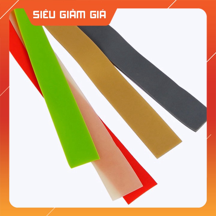 Combo 10 bộ dây ná cao su 2 lớp dẹt 1mm nhiều màu - Đồ câu Ngọc Hải