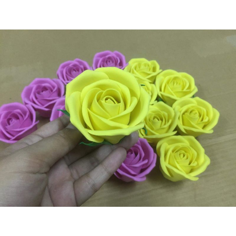 Hoa hồng mút xốp khách chọn màu ib shop