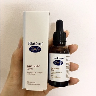 Kẽm nhỏ giọt biocare zinc cho bé 30ml uk 3m+