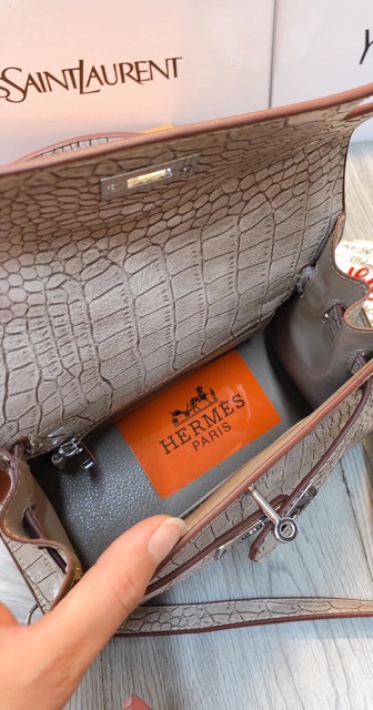 Túi da rắn size 21 bản đẹp