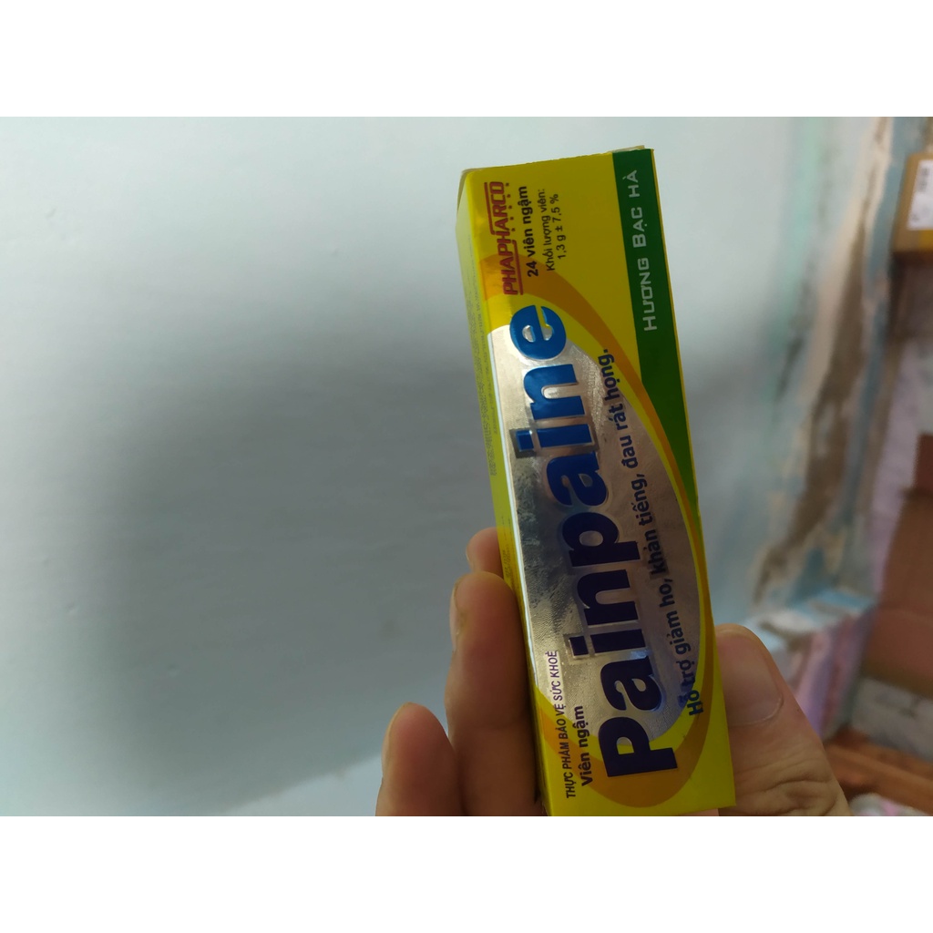 Painpaine Benben Viên ngậm giai pháp cho viêm họng hạt, ngứa họng, ho rát họng kv tại họng diệt vi khuẩn