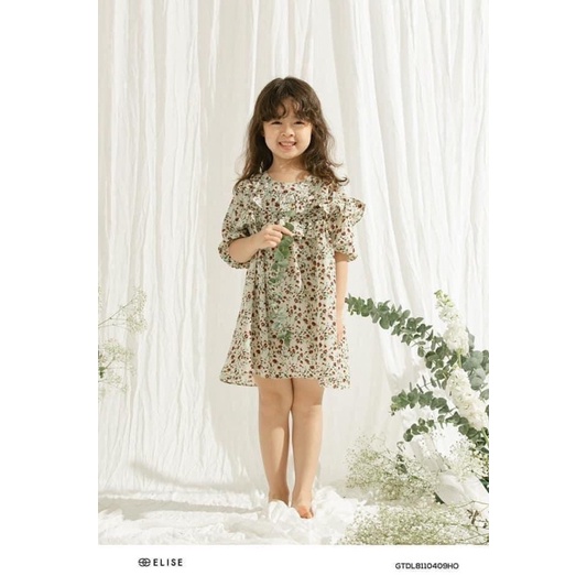 Váy hoa elise cho bé gái