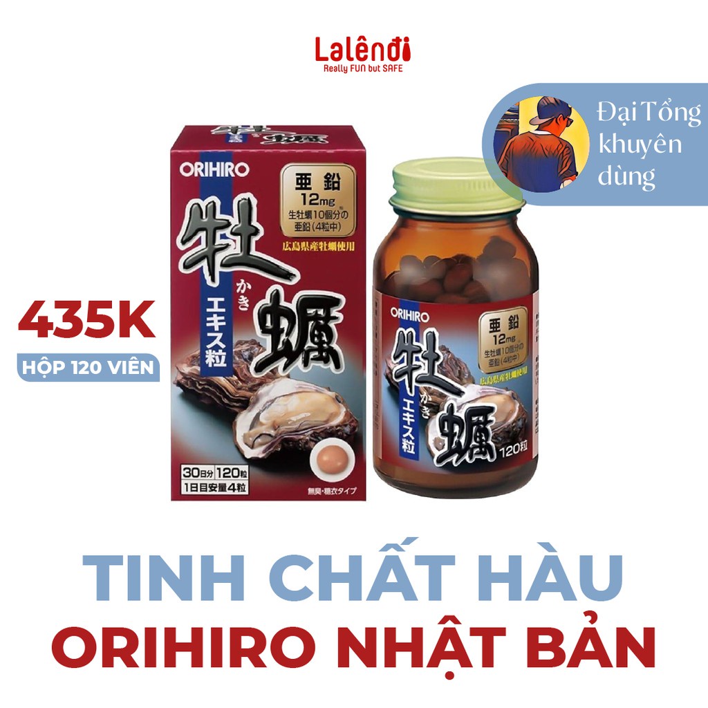 Tinh chất hàu biển Orihiro, thực phẩm chức năng hỗ trợ sinh lý nam giới