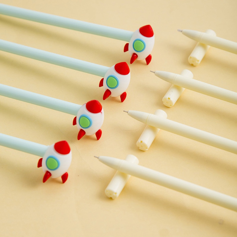 Set 2 Bút Mực Đen Kiểu Dáng Hoạt Hình Cho Học Sinh