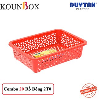 Combo 20 Rổ Bông  2T0 Duy Tân ( 27 x 19 x 7 cm) No.575