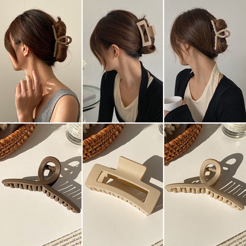 Kẹp tóc càng cua Hàn Quốc size lớn Jennie Accessories cặp búi tóc xinh