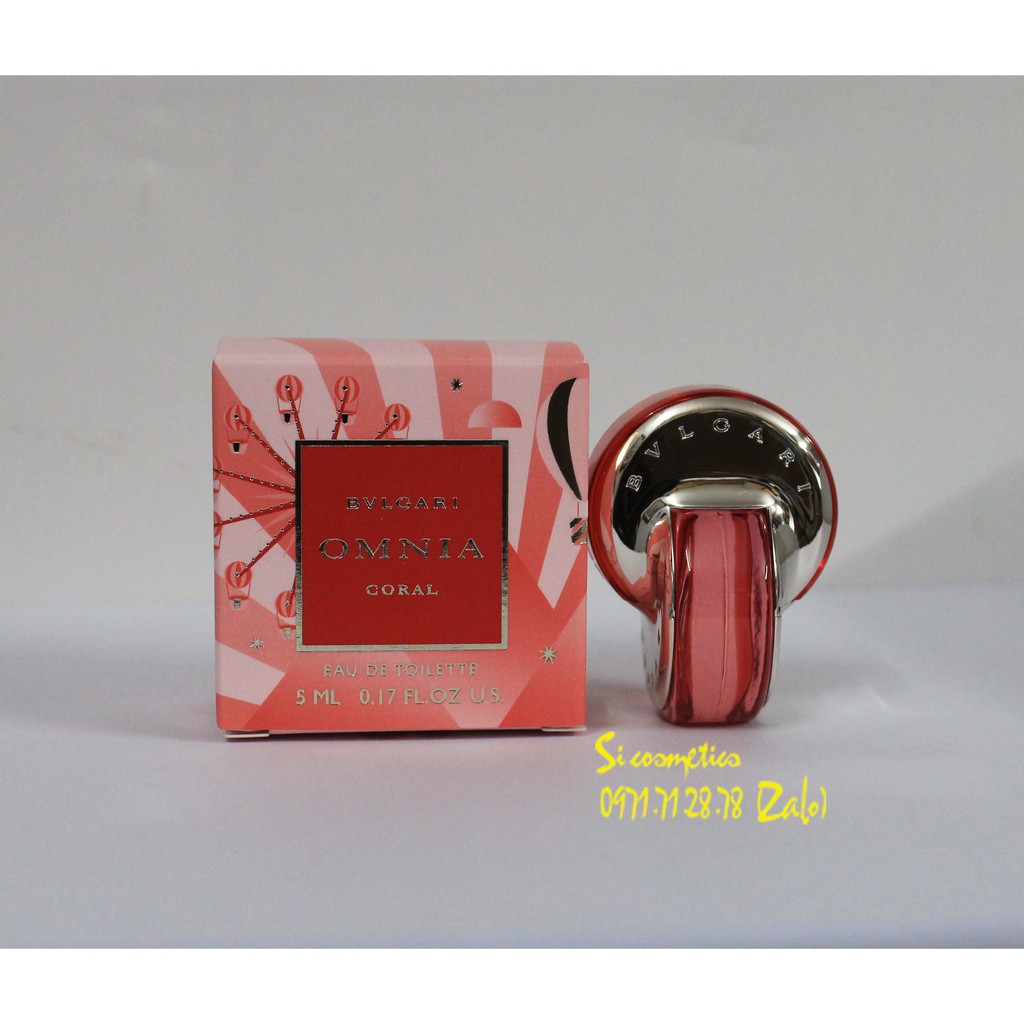 [ mini ] Nước hoa Nữ BVLGARI Omnia Coral EDT 5ml